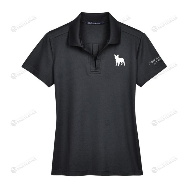 French Bulldog Embroidered Akc Unisex Polo Shirt