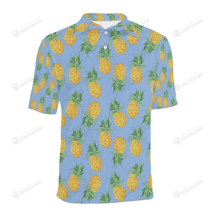 Pineapple Pattern Unisex Polo Shirt