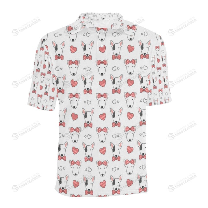 Bull Terriers Pattern Unisex Polo Shirt