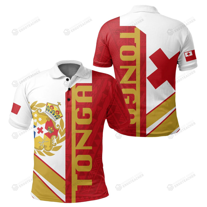 Kingdom of Tonga Half Concept Polo Shirt