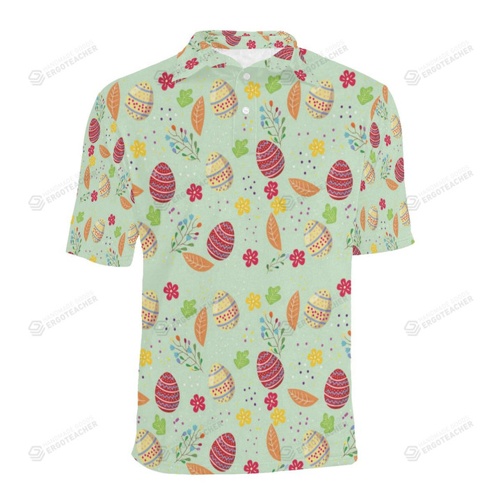 Easter Eggs Pattern Unisex Polo Shirt