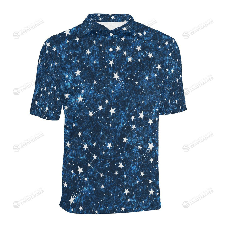 Cosmic Pattern Unisex Polo Shirt