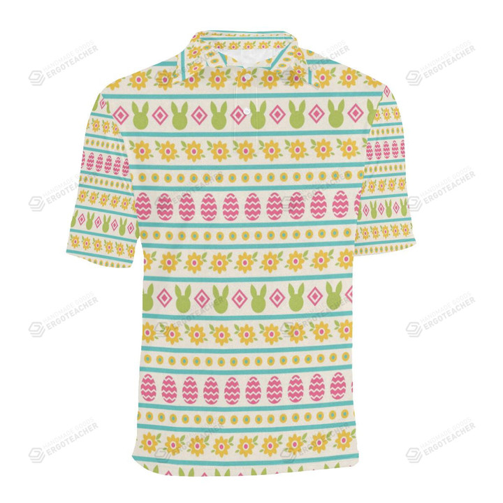 Easter Eggs Pattern Unisex Polo Shirt