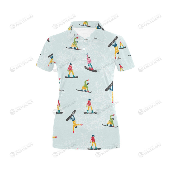 Snowboard Unisex Polo Shirt