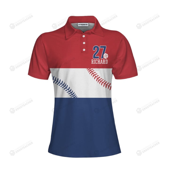Personalized Baseball Unisex Polo Shirt