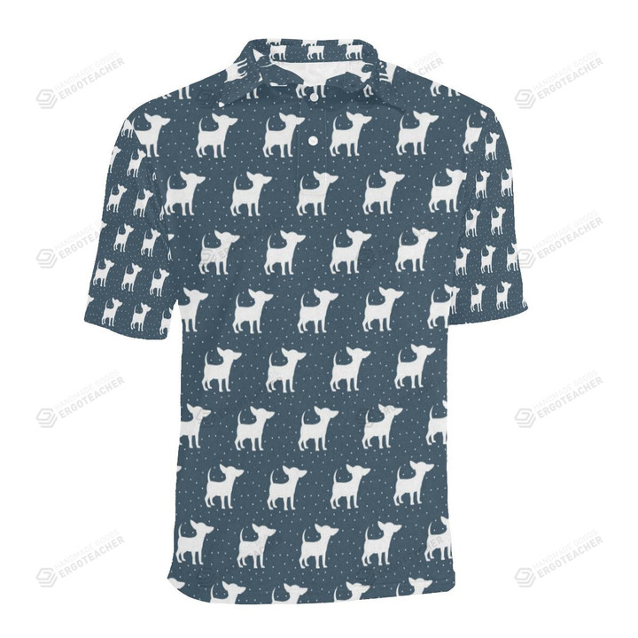 Chihuahua Pattern Unisex Polo Shirt