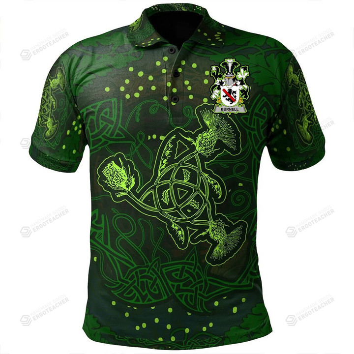 Ireland Burnell Irish Family Crest Polo Shirt