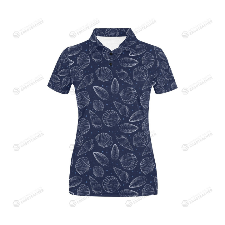 Seashell Unisex Polo Shirt