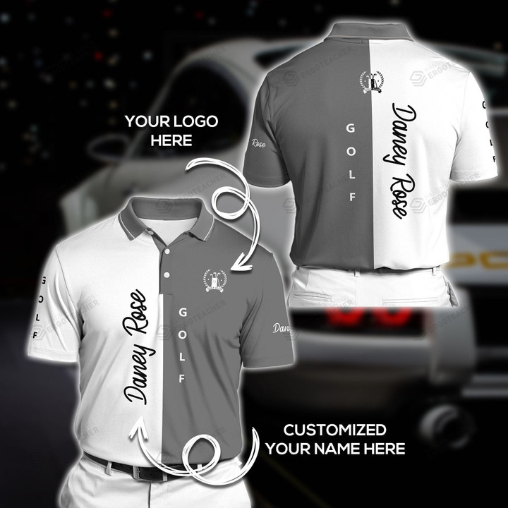 Personalized Logo And Name Golf Polo Shirt