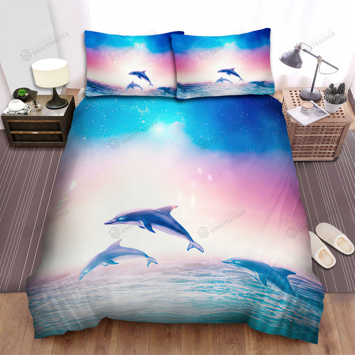 The Wild Animal The Trilogy Dolphins Art Bed Sheets Spread Duvet Cover Bedding Sets