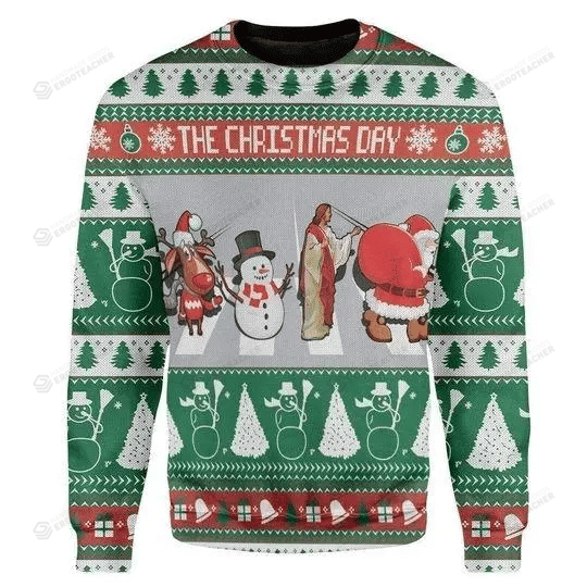 The Christmas Day For Unisex Ugly Christmas Sweater, All Over Print Sweatshirt