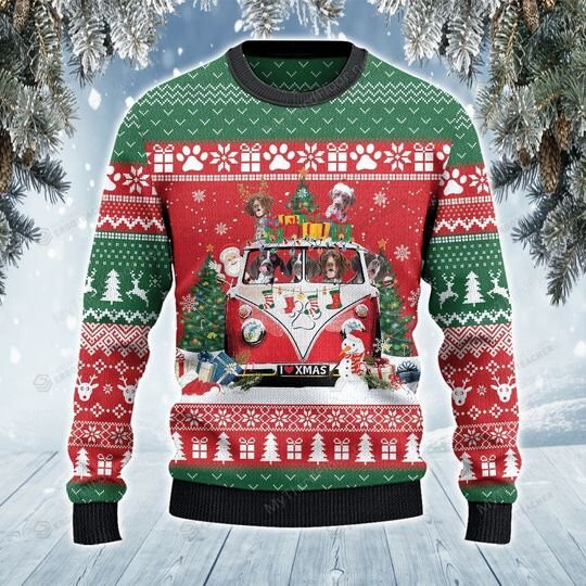 German Shorthaired Pointer Christmas gift Xmas Van sweater, sweatshirt