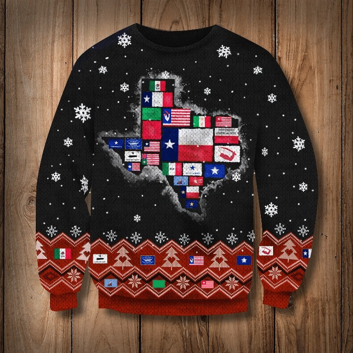 Republic Of Texas Ugly Christmas Sweater, All Over Print Sweatshirt