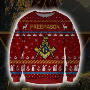 Freemason ting 3D All Over Print Christmas Sweater
