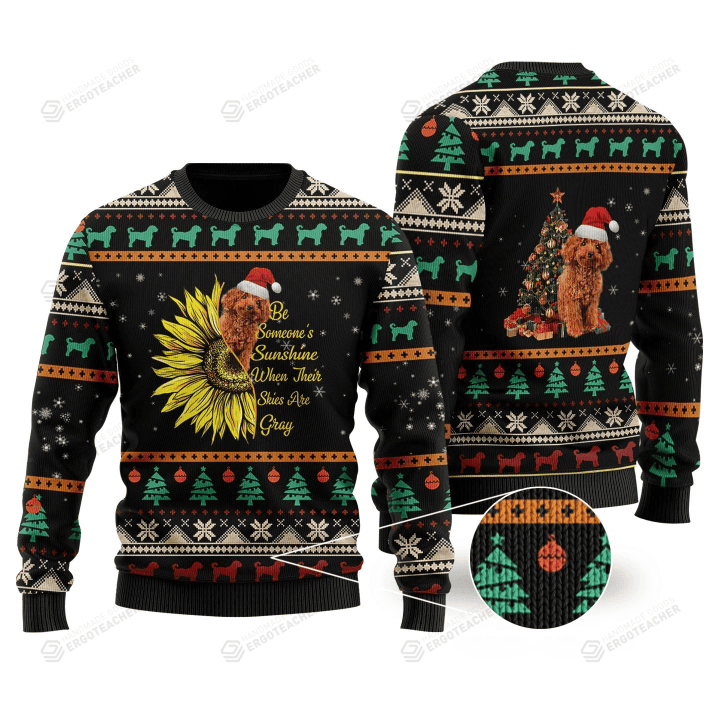 Sunflower Ugly Christmas Sweater, All Over Print Sweatshirt