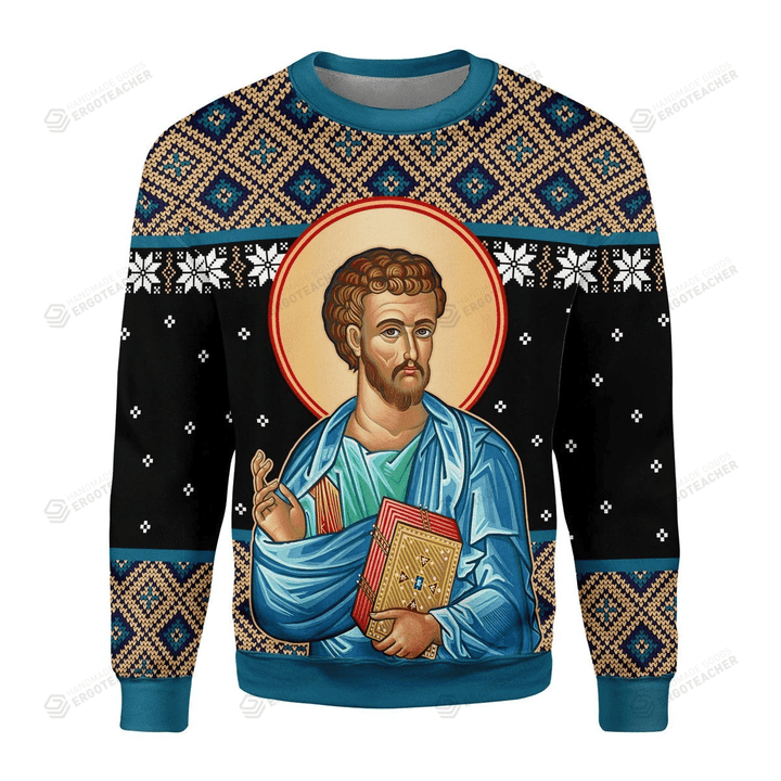 St. Luke Ugly Christmas Sweater, All Over Print Sweatshirt