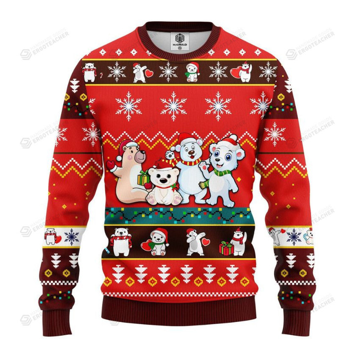 Bears Cute Noel All Over Printed Ugly Sweater