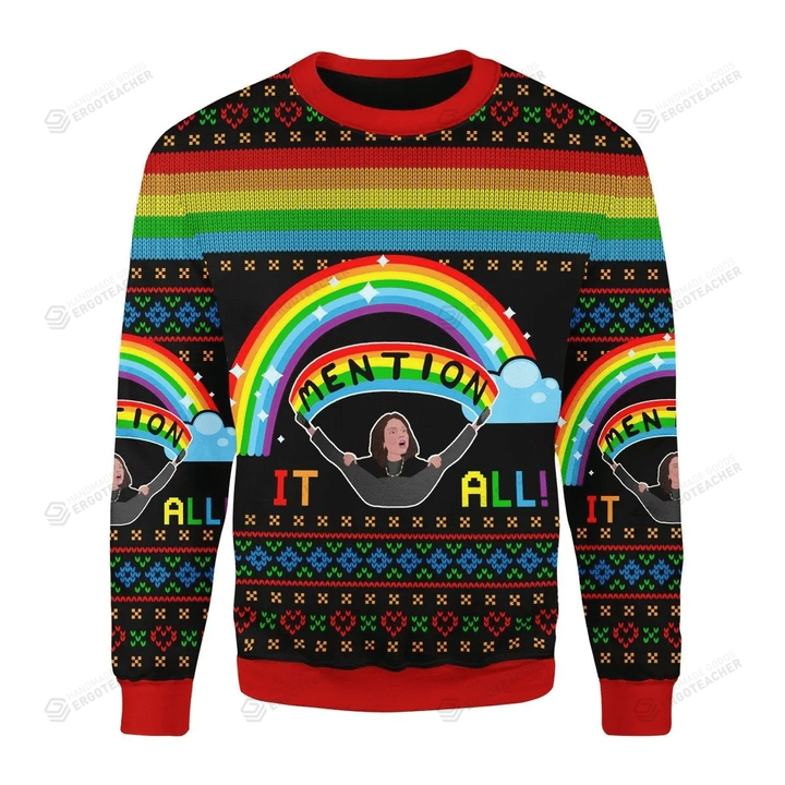 All I Want For Christmas Ugly Christmas Sweater, All Over Print Sweatshirt