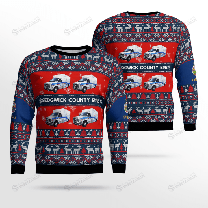 Kansas, Sedgwick County EMS Ugly Christmas Sweater