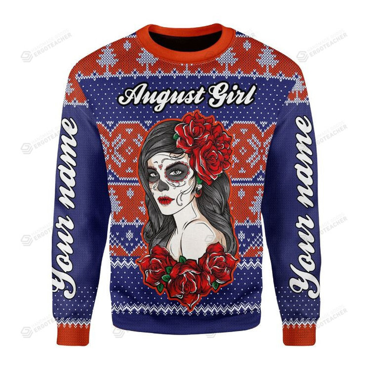 Personalized August Girl Hated By Many Loved By Plenty Ugly Sweater