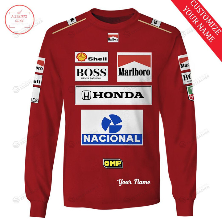 Custom Nacional Marlboro Honda F1 racing Ugly Sweater