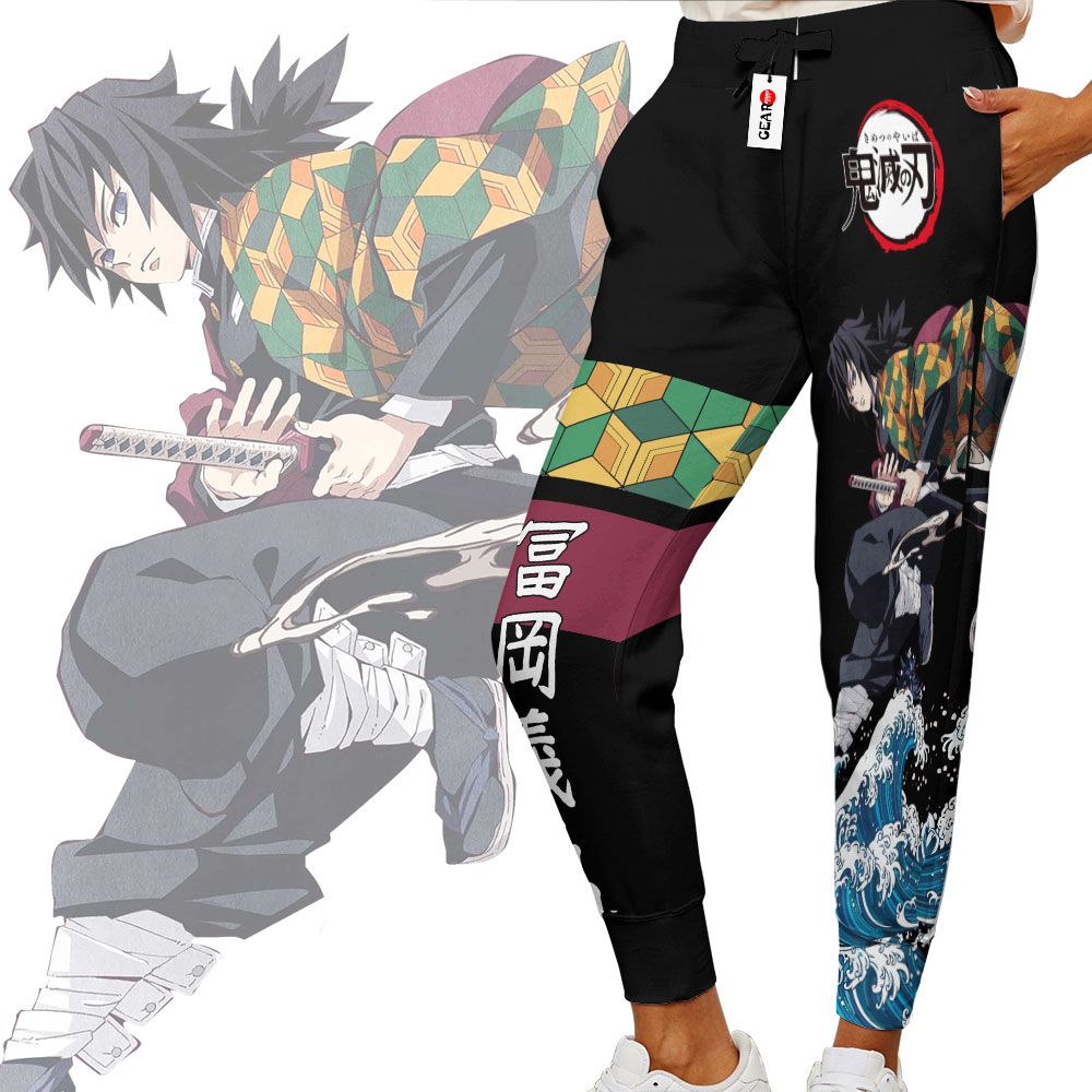 Giyuu Jogger Pants Custom Anime Kimetsu Sweatpants - Gear Otaku