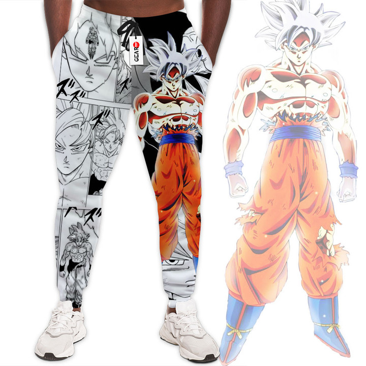 Goku Ultra Instinct Sweatpants Custom Dragon Ball Anime Manga Joggers