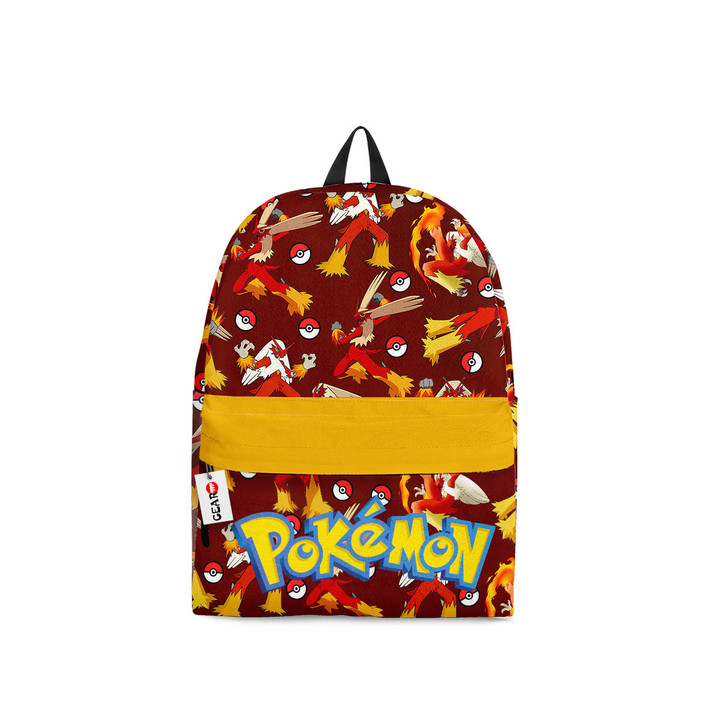 Blaziken Backpack Custom Pokemon Anime Bag Gifts Ideas for Otaku