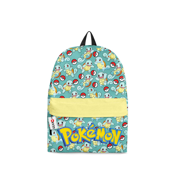 Squirtle Backpack Custom Pokemon Anime Bag Gifts Ideas for Otaku