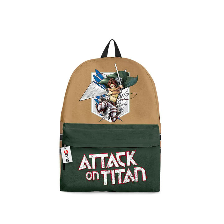 Hange Zoe Backpack Custom Attack On Titan Anime Bag Gift for Otaku
