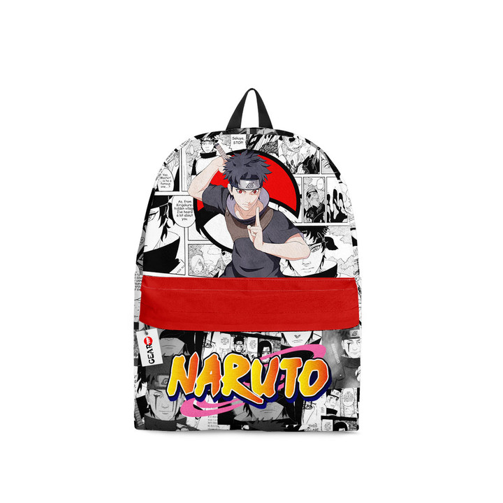 Shisui Uchiha Backpack Custom NRT Anime Bag Manga Style