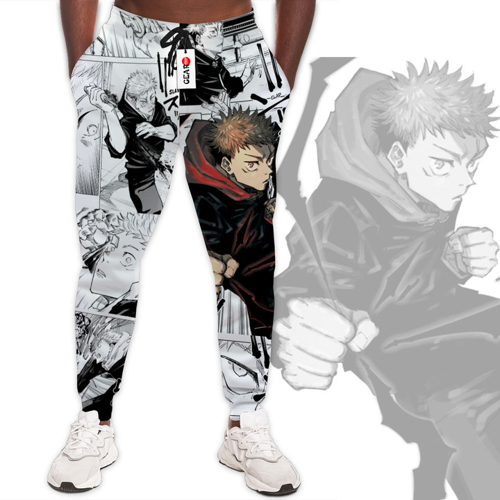 Yuji Itadori Joggers Jujutsu Kaisen Anime Sweatpants Custom Merch Manga Style