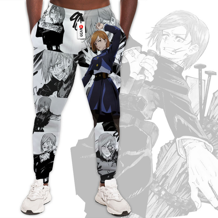 Nobara Kugisaki Jogger Pants Jujutsu Kaisen Anime Sweatpants Custom Merch Manga Style