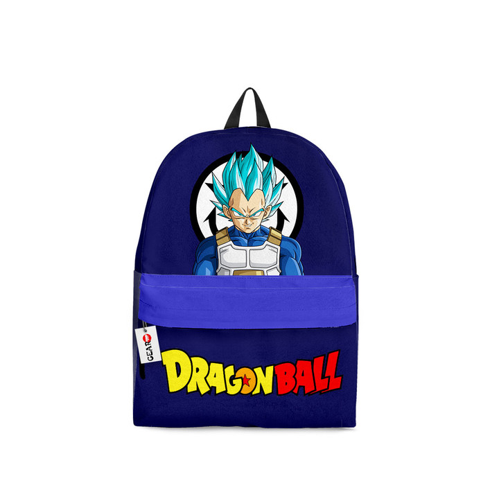 Vegeta Blue Backpack Custom Dragon Ball Anime Bag for Otaku