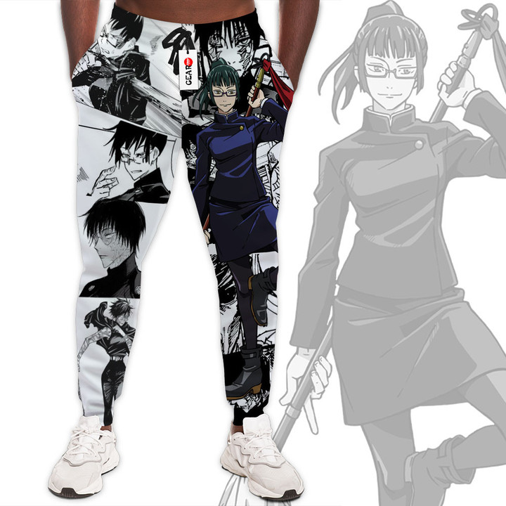 Maki Zenin Joggers Jujutsu Kaisen Anime Sweatpants Custom Merch Manga Style