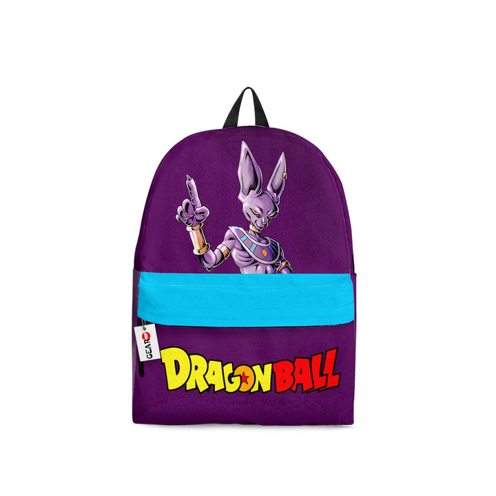 Beerus Backpack Custom Dragon Ball Anime Bag For Fans