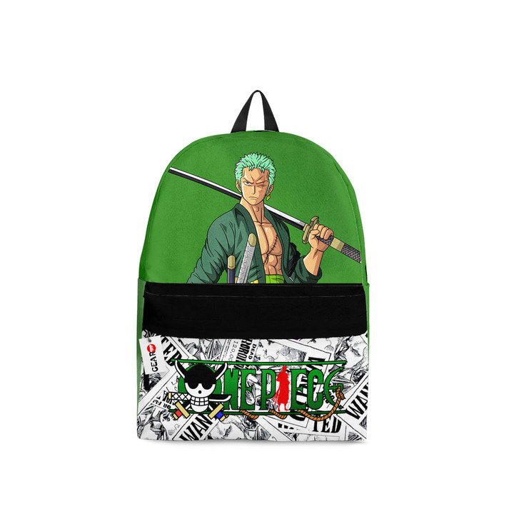 Zoro Roronoa Backpack Custom OP Anime Bag For Fans