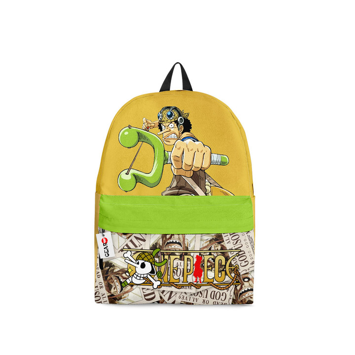 Usopp Backpack Custom OP Anime Bag For Fans