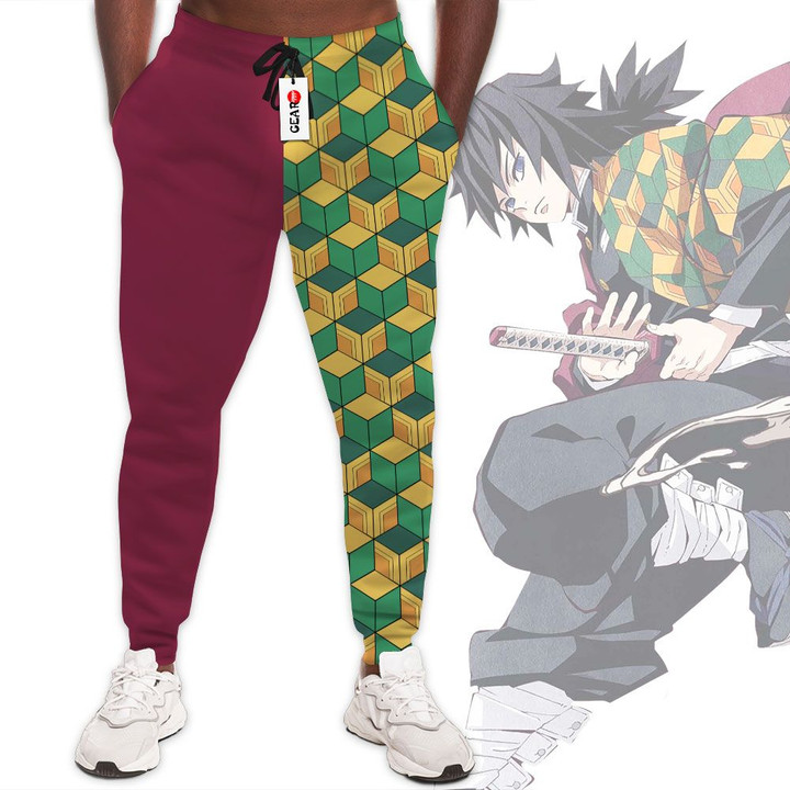 Giyuu Joggers Custom Uniform Kimetsu Anime Sweatpants