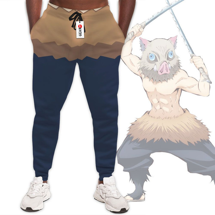 Inosuke Joggers Custom Uniform Kimetsu Anime Sweatpants