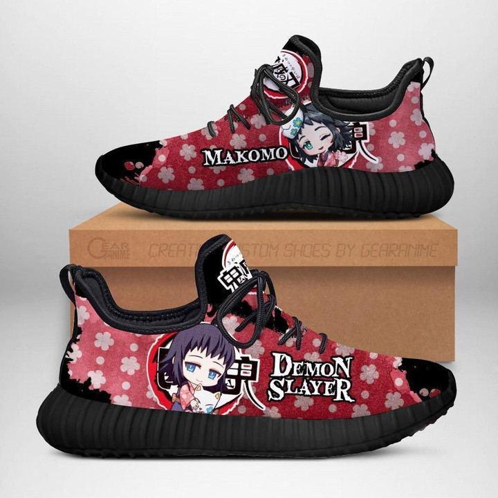Makomo Reze Shoes Demon Slayer Anime Sneakers Fan Gift Idea - 1 - GearAnime