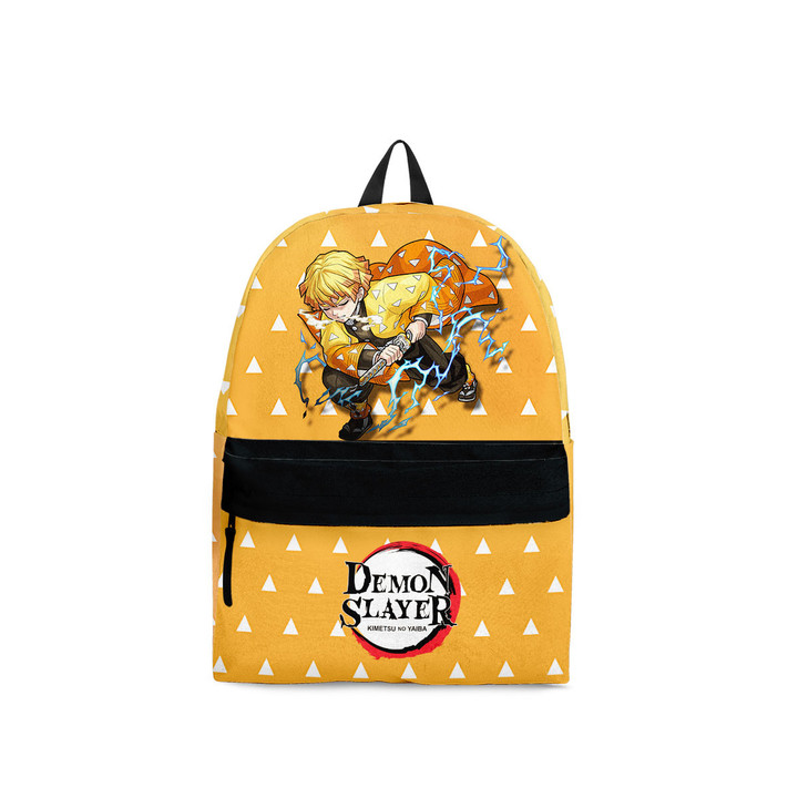 Zenitsu Agatsuma Backpack Custom Kimetsu Anime Bag