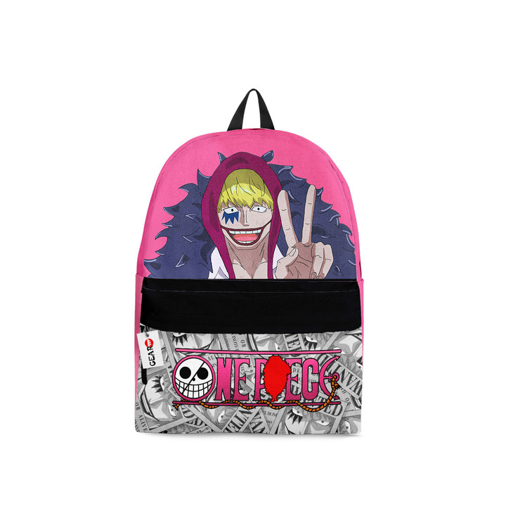 Donquixote Rosinante Backpack Custom OP Anime Bag for Otaku