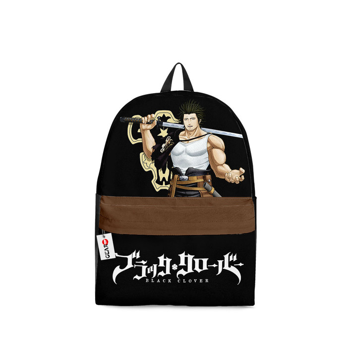 Yami Sukehiro Backpack Custom Black Clover Anime Bag for Otaku