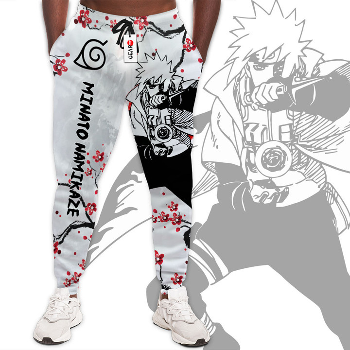 Minato Namikaze Joggers NRT Anime Sweatpants Custom Merch Japan Style