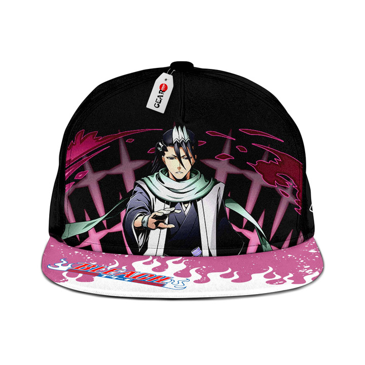 Byakuya Kuchiki Snapback Hats Custom BL Anime Hat For Fans