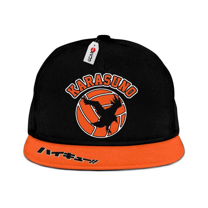 Karasuno Snapback Hats Custom Haikyuu Anime Hat For Fans
