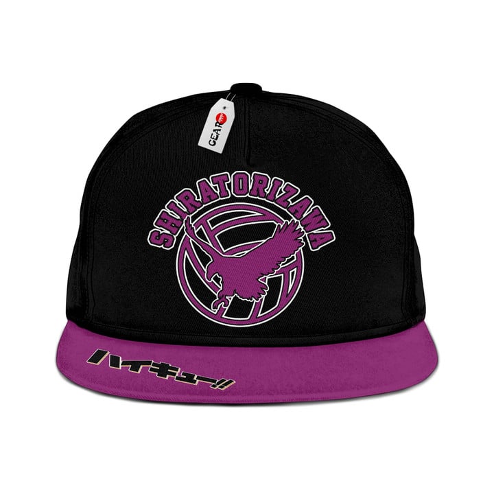 Shiratorizawa Snapback Hats Custom Haikyuu Anime Hat For Fans