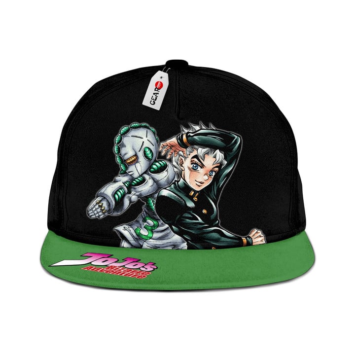 Koichi Hirose Snapback Hats Custom JJBA Anime Hat For Fans