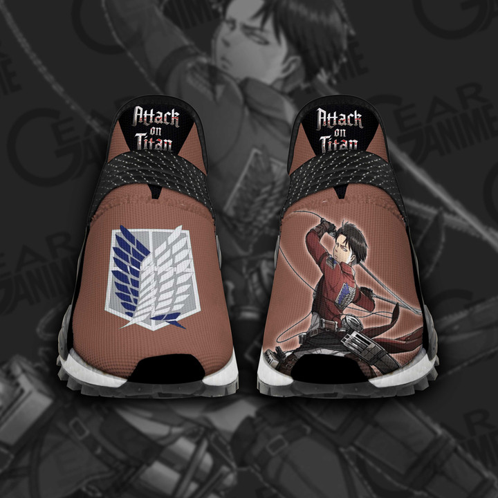 Levi Ackerman Shoes Fighting Attack On Titan Anime Shoes TT11 - 1 - Gearotaku